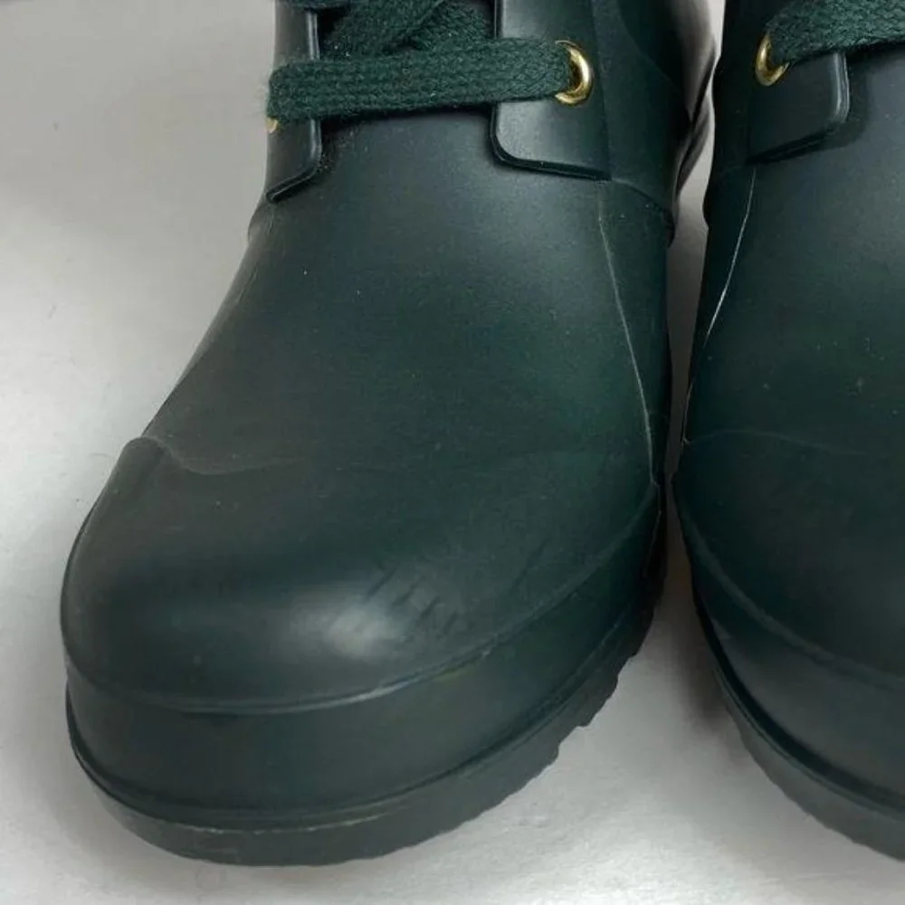 Tommy Hilfiger Rain Boot Trineti Lace Up Mid Calf Women's Sz‎ 6